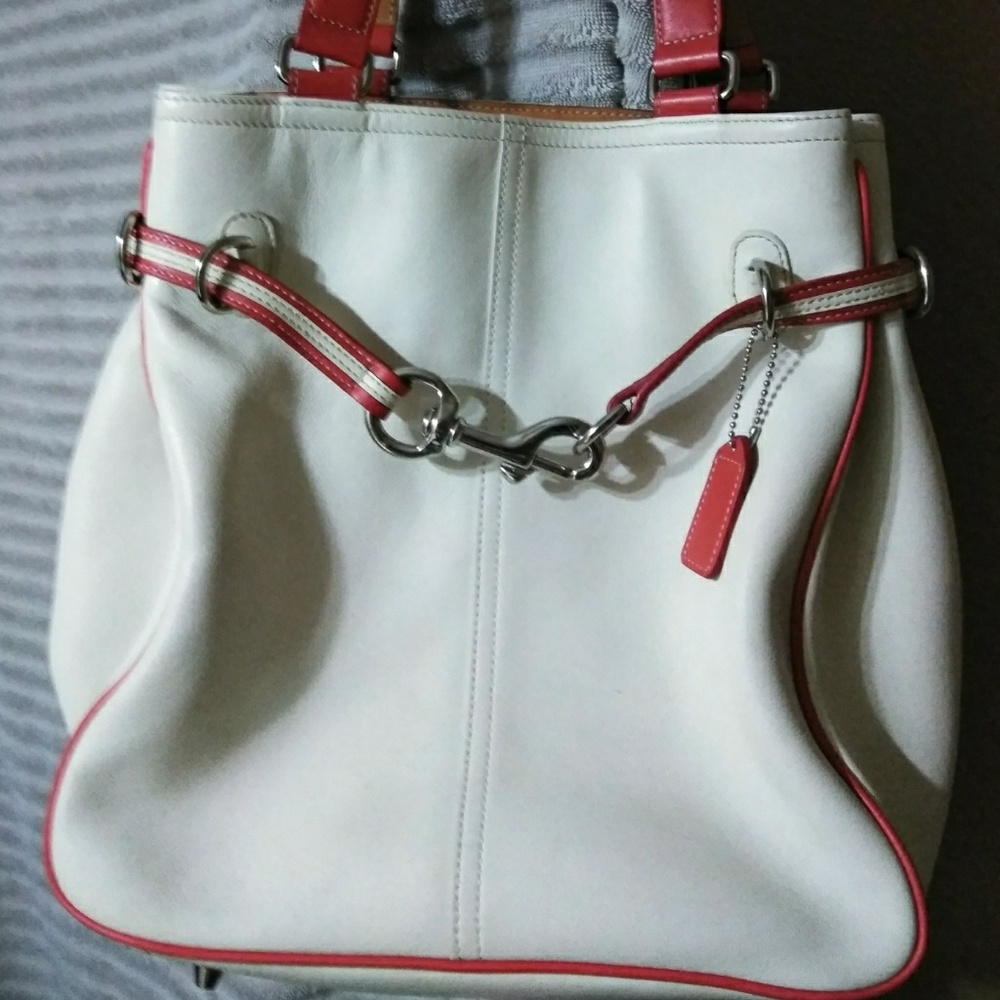 Duo-color Coach bag
